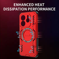 Étui de téléphone antichoc avec dissipation de chaleur et charge sans fil pour Redmi 12 13C 14C 15C A5 K70 K80 Note 13 14 15 Turbo 4