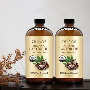 100% Pure And Natural Carrier Oil,Cold Pressed Organic Castor Oil For Hair Growth
