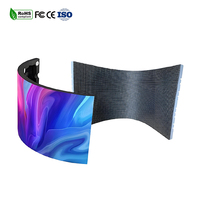 Panel LED Flexible Creativo P2.5 P2.0, Pantalla LED con Forma Artística para Interiores, para Hoteles, Restaurantes, Salas de Exposiciones, Vestíbulos, Paredes de Fondo