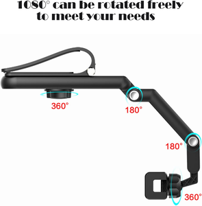 Support de téléphone de voiture rotatif et rétractable pour rétroviseur, support de téléphone de voiture pour pare-soleil, support de téléphone pliable rotatif à 360° - Product Image 4