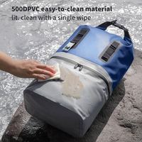 Sac isotherme imperméable avec doublure thermique et fermeture éclair pour la pêche, idéal pour garder vos prises fraîches et au frais