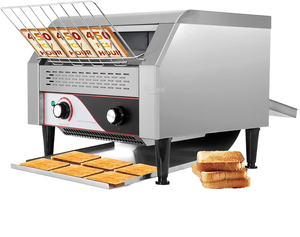 Tostadora Comercial de Acero Inoxidable, 450 Rebanadas/Hora, 2600W, 110V, Equipo de Cocina para Restaurantes y Panaderías, Fabricante - Product Image 1