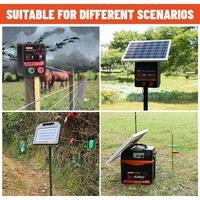 Energizer Elektrische Afrastering Aangedreven Energizer Vee Zonne-Energie Elektrische Afrastering Energizer Voor Vee/Geit/Schapen/Koe