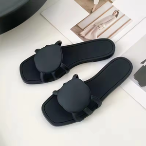 รองเท้าแตะผู้หญิงแบบสว<span class=keywords><strong>ม</strong></span> วัสดุ PVC ป้องกันกลิ่น ไม่ลื่น กันน้ำ คุณภาพสูง - Product Image 5