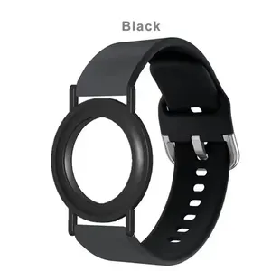 Pulseira de relógio macia durável para AirTag, pulseira protetora elástica anti-riscos, pulseira de reposição para AirTag