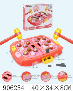Crazy multifunción whack-a-mole juego martillo juguetes conteo puntuación 2 jugadores modo de batalla juguetes interactivos con música ligera para niños - Product Image 3