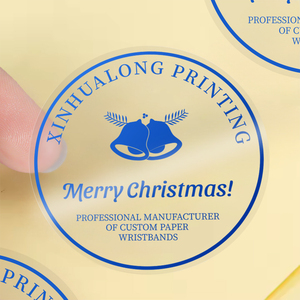 Không thấm nước trong suốt PVC dính chai Sticker dập nóng sản xuất cho thiết kế logo cho rượu vang nước giải khát nhãn tùy chỉnh - Product Image 2