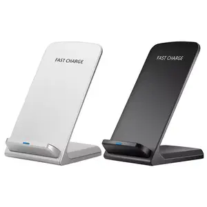 Supporto Qi 15w ricarica rapida rapido portatile Wireless 5v 2a supporto caricabatterie QI Wireless per telefono
