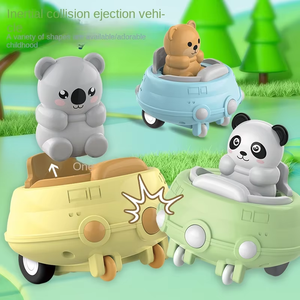 Cartone animato a inerzia di collisione di espulsione di auto giocattolo <span class=keywords><strong>per</strong></span> animali domestici stallo di piccoli autoscontri <span class=keywords><strong>per</strong></span> animali domestici - Product Image 4