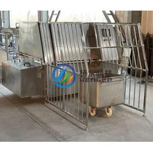 High Quality Chinese Suppliers 200 L Stainless Steel Meat Trolley Buggy Euro Bin Cart Washing Machine