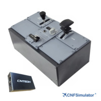Simulador de vuelo A320, caja de paneles principales de pedestal inferior para constructores caseros MSFS XPlane