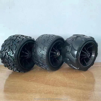 Roues pivotantes robustes avec frein en mousse PU, roue en PU de 7 pouces, capacité de charge de 150 kg pour chariot de camping, chariot de plage, chariot à main extérieur