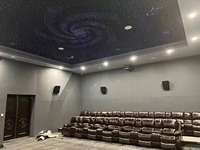 Çekim yıldız etkisi yıldız tavan sistemleri Fiber optik yıldız tavan ışık panelleri ev sinema gece kulübü akustik paneller için