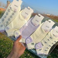 Chaussettes mi-tubes à pois pour femmes, nouveau design, style preppy, mignonnes, rayées, en coton, confortables, vente en gros