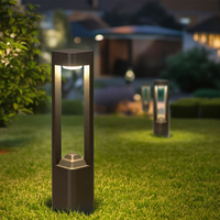 Lampu tambat Aloi aluminium IP65 10W, untuk lanskap taman LED tahan air dengan sudut sorot 360 derajat dan garansi 3 tahun