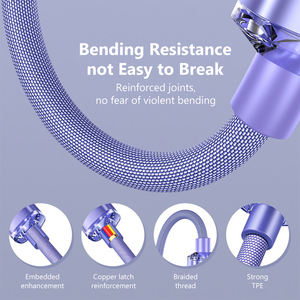 120W cargador <span class=keywords><strong>Cable</strong></span> USB <span class=keywords><strong>Tipo</strong></span> <span class=keywords><strong>C</strong></span> Xiomi <span class=keywords><strong>Original</strong></span> 120w Super rápida <span class=keywords><strong>Cable</strong></span> de carga para <span class=keywords><strong>Samsung</strong></span> Huawei Xiaomi Redmi Oneplus VIVO iQOO - Product Image 3