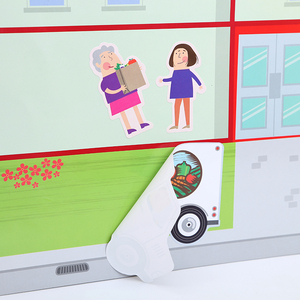 Libro di Adesivi Personalizzati per Bambine con Attività Statiche Rimovibili, Cartoni Animati, Riutilizzabili, con Stampa UV, Impermeabile, Giocattolo Educativo - Product Image 4