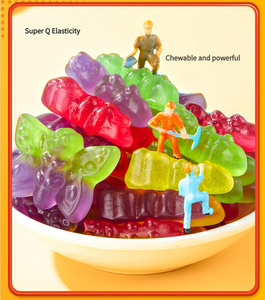 Custom Bulk Colorful Gummy <strong>Candy</strong> Sour Brite Crawlers for Holiday Celebration Fruity Flavor Packaged in Bags Ingredients <strong>Sugar</strong> - Product Image 5