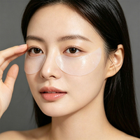 Masque d'isolation biodégradable jetable en biocellulose de noix de coco, patchs en fibres pour le contour des yeux, masque pour les yeux et le visage en biocellulose de noix de coco