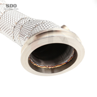 Tubo de Escape SDO SS304 para Maserati Levante Ghibli Quattroporte SQ4 3.0T 2014-2020, Kit de Tubo de Escape de Alto Rendimiento con Protección Térmica