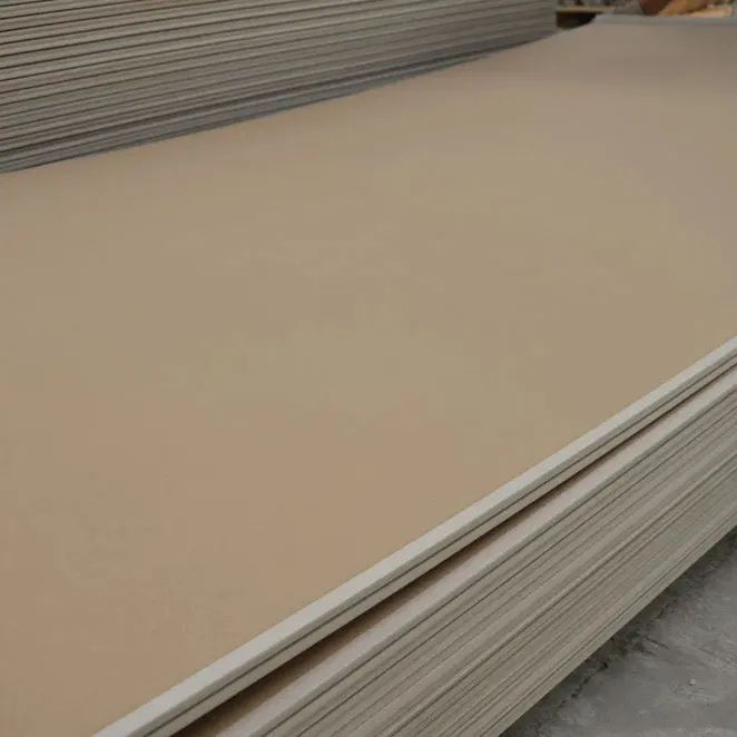 Papan gipsum kedap suara Papan gipsum tahan lembap Papan gipsum biasa 2400*1200mm