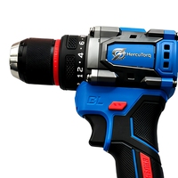 Perceuse à percussion sans fil 21V sans balais, ensemble d'outils électriques, tournevis électrique avec batterie au lithium pour le bricolage et la construction