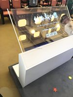 Écran tactile OLED transparent en verre de bureau de 30 pouces et 55 pouces Écran OLED transparent ultra fin