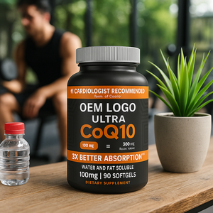 Capsules de Coenzyme Q10 Ultra Coq10 100mg, compléments alimentaires pour adultes - Product Image 1