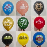 Ballons en latex imprimés avec logo personnalisé, vente en gros, ballons promotionnels en feuille d'aluminium et en latex, fabricant OEM