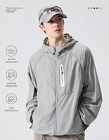 Veste de protection solaire unisexe anti-UV UPF 50+, absorbant la transpiration, respirante, protection complète, coutures thermosoudées sur tout le panneau
