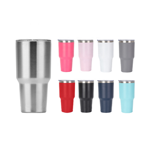 Tazas de viaje con aislamiento al vacío de acero inoxidable de 30oz personalizadas de fábrica, taza de cerveza con <span class=keywords><strong>tapas</strong></span> de pajita para café de coche o regalos de negocios - Product Image 1