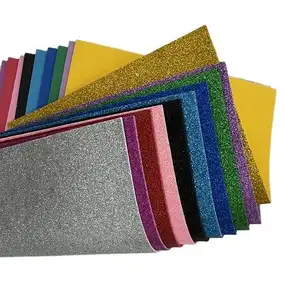 Palos de espuma para manualidades, papel adhesivo de esponja de purpurina, Eva, bricolaje, 8mm