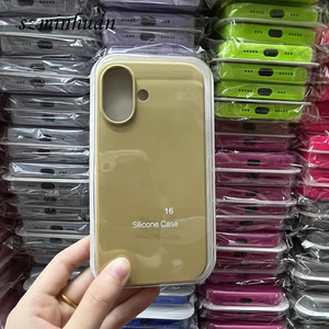 Điện thoại di động Bìa trường hợp gốc sợi nhỏ chống sốc Logo Silicone điện thoại di động Trường hợp đối với <span class=keywords><strong>Apple</strong></span> cho iPhone 16 15 14 13 12 cộng với Pro Max - Product Image 6