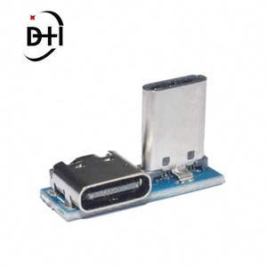 <b>Micro</b> <b>USB</b> Type C Test Board USB3.1 24P Male to 16P Female Socket Type-C <b>Adapter</b> Extension Test Board Connector Converter - Product Image 4