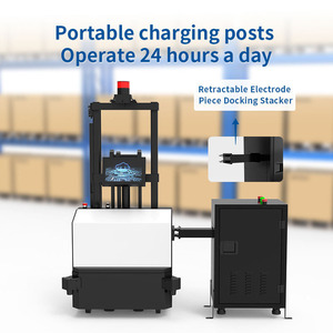 Camión apilador eléctrico de carga de 1500kg Apilador de palés de tipo totalmente eléctrico Mini carretilla elevadora no tripulada guiada por visión habilitada para Lidar - Product Image 6