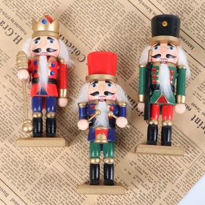 ชุดของตกแต่งคริสต์มาสงานฝีมือไม้วอลนัท 3 ชิ้น - Product Image 2
