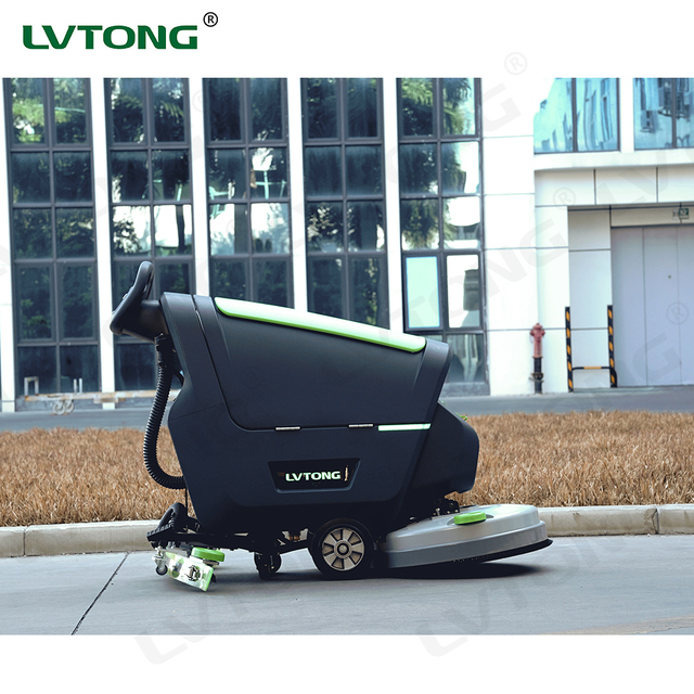 Robotic Floor Scrubber Battery Powered Automatic Cleaning Machine For Large Areas