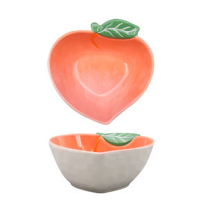 Plato de Cerámica con Diseño Nórdico Creativo y Color Glaseado Tipo Aguacate, Tazón para Frutas, Ensaladas, Cereales, Postres, Tazón de Porcelana - Product Image 6