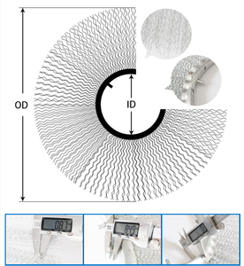 <span class=keywords><strong>Brosse</strong></span> à balai ondulée en fil d'acier plat Zhenda pour le nettoyage des routes, balai pour balayeuse, balayeuse à neige - Product Image 4