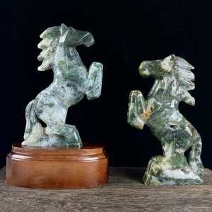 Cheval en cristal en gros, artisanat sculpté à la main, jaspe rouge, améthyste <span class=keywords><strong>de</strong></span> <span class=keywords><strong>rêve</strong></span>, pierre <span class=keywords><strong>de</strong></span> guérison, porte-bonheur, l'année du cheval - Product Image 5