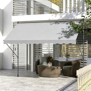 Tenda da Sole Retrattile in Lega di Alluminio da 3,0m, Design Moderno, Azionamento Manuale, Impermeabile e Resistente al Sole, <span class=keywords><strong>Tettoia</strong></span> per Arredamento Esterno - Product Image 4