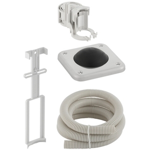 Kit de válvula de control de descarga neumática para inodoro con manguera y soporte de montaje para instalación en inodoros - Product Image 1