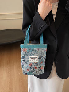 Bolso Tote de Lona Novedad Primavera 2026 para Mujer, Bolso de Hombro Individual de Moda, Bolso Cubo de Mano - Product Image 6