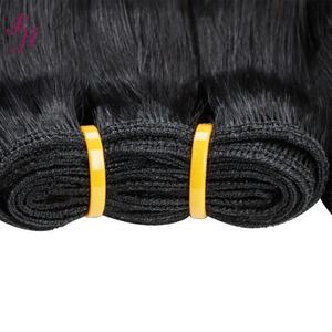 ช่อผมมนุษย์แบบสองชั้นสำหรับต่อผมมนุษย์ผมตรงทรงตรงตามธรรมชาติของ FH - Product Image 3