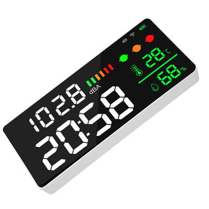 Sonometre à grand écran de 11 pouces, affichage LED WIFI, détecteur de température, d'humidité et de niveau sonore, moniteur <span class=keywords><strong>30</strong></span>-130dB - Product Image 2