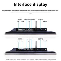 Mesin Kontrol Industri All-In-One Tablet Android Kapasitif yang Dapat Disesuaikan Monitor Sentuh Komputer Industri I7 Aksesoris Komputer Industri