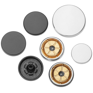 Nickel-miễn phí trang trí kim loại hợp kim kẽm Snap Nút 15 mét hình chữ nhật mô hình cho quần áo & sản phẩm da mạ kỹ thuật - Product Image 1