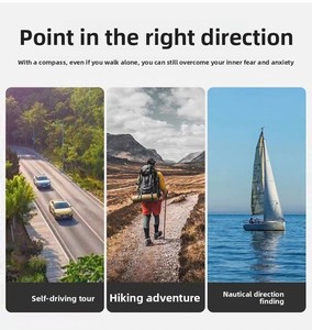 Khẩn cấp tồn tại còi la bàn nhiệt kế sắc nét âm thanh <span class=keywords><strong>keychain</strong></span> thiết kế đa chức năng đi bộ đường dài còi cắm trại ngoài trời Đi bộ đường dài - Product Image 5