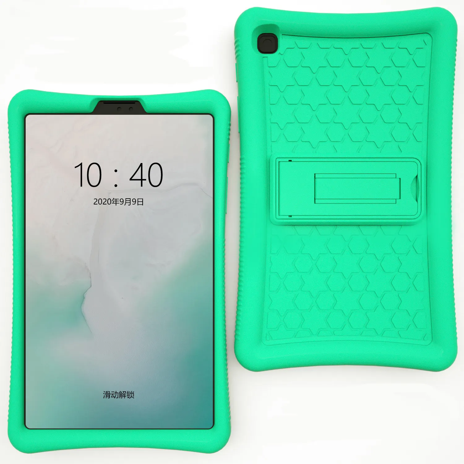 Silikon hülle für Samsung Galaxy Tab A7 Lite Weiche leichte Kinder Kinder Tablet Cover mit Halter