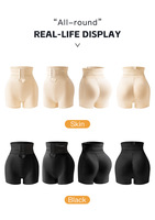 Body gainant taille haute en polyamide sans couture avec coussinets amovibles pour rehausser les fesses et sculpter la silhouette pour adultes